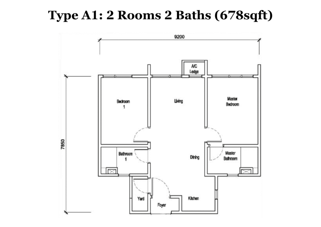 Queenswoodz Layout Type A1