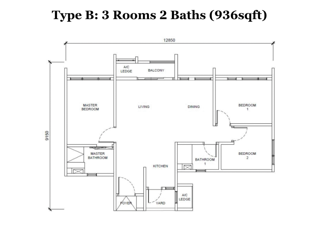Queenswoodz Layout Type B