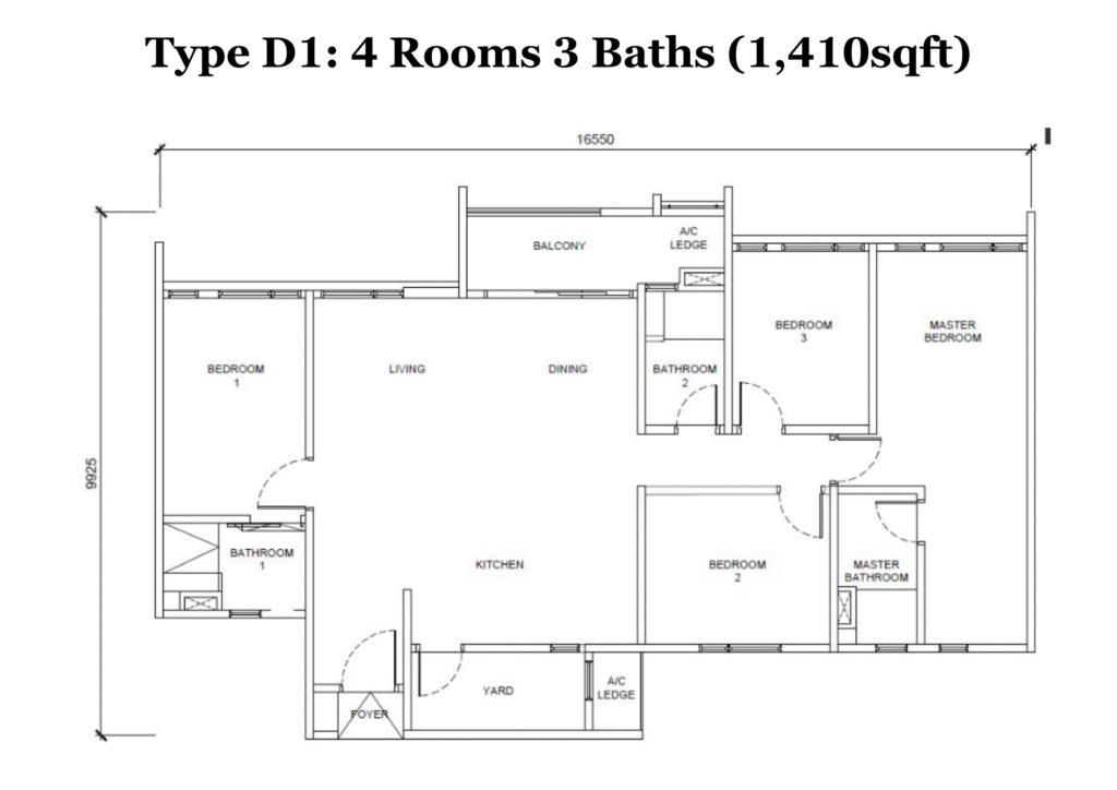 Queenswoodz Layout Type D1